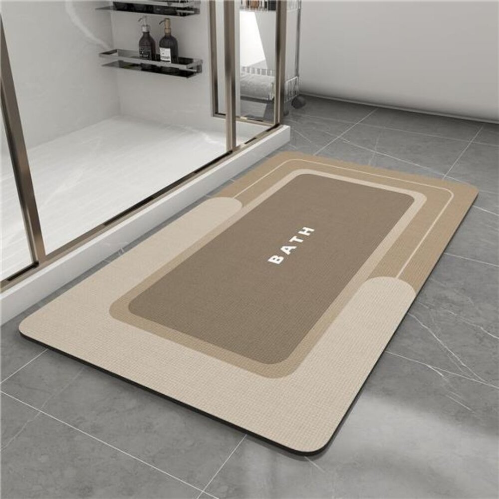 New Bath Mat-Bath Mat Rug Non Slip Super Absorbent Stain Resistant Quick Dry